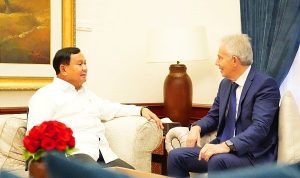 Prabowo Subianto dan Anthony Charles Lynton Blair