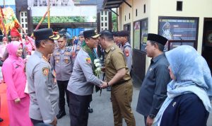 Muhammad Hasbi Sambut Kapolda Sulsel di Mapolres Takalar