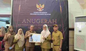 Pemkab Gowa Raih Penghargaan Keterbukaan Informasi Publik Sulsel