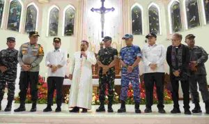 Wali Kota Makassar dan Gubernur Sulsel Pantau Misa Natal